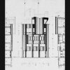 Fassade in Sichtbeton - Aufriss u. Schnitte - M. 1: 50 