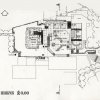Grundriss Erdgeschoss - M. 1: 200 - Handzeichnung, Tusche 