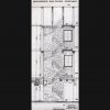 Restaurierung Haus Blanke, Treppenhaus - Handzeichnung, Tusche - M. 1: 10 