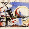 Leichtfragbunt -  Aquarell, Tusche - 18x24 cm - 2001