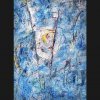 Winternebel - Acryl auf Papier - 40 x 30 cm 