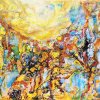 'Aus der Fülle des Geschehens - Acryl, Tusche, Leinwand - 50 x 60 cm - 14.07.2023