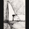 The Watcher - Tusche - 18 x 12 cm 
