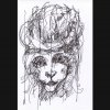 'Lola, fesch' - Tuscheskizze - 15 x 10 cm - 22.04.10 
